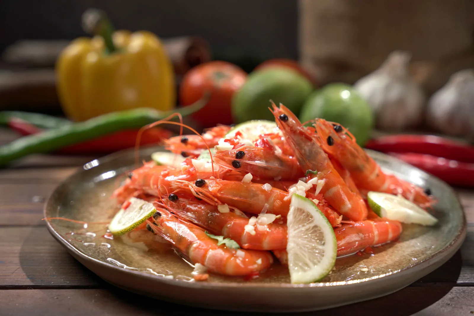 Thai-Style Lemon Shrimp