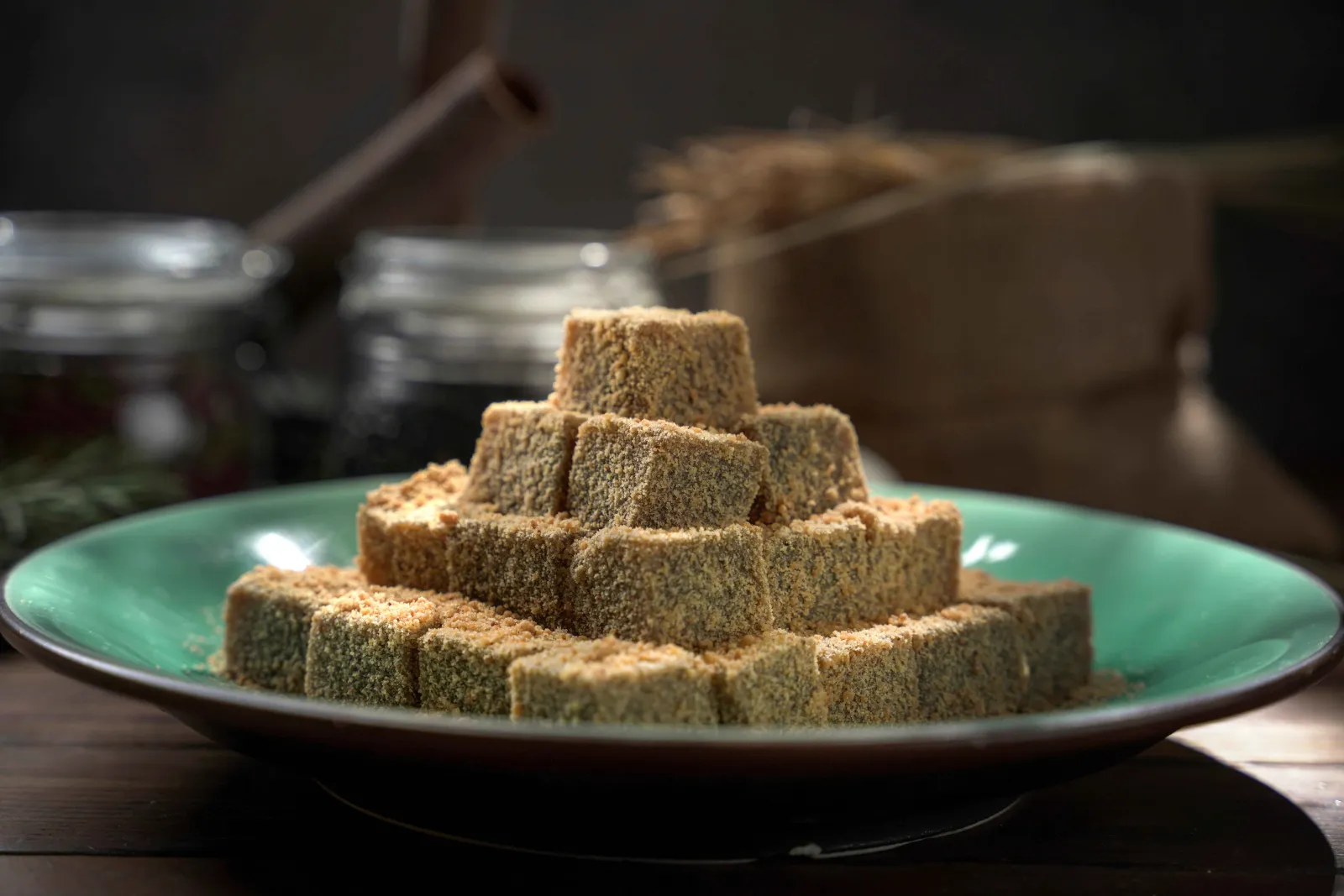 Peanut Brown Sugar Warabi Mochi
